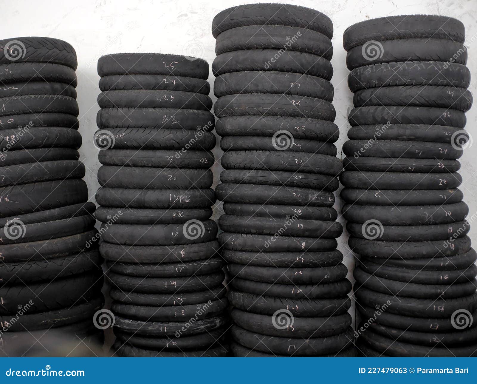 Pile of Used Motorcycle Tires Stock Image Image of performance
