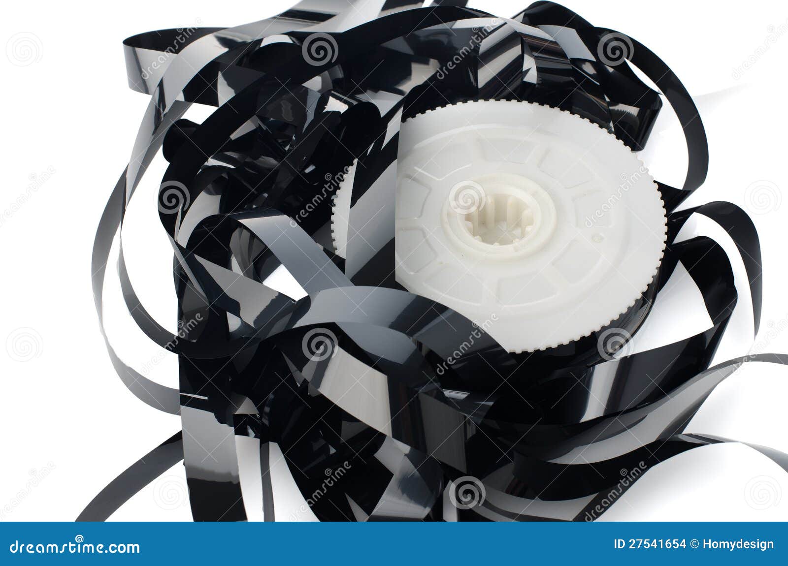 Pile of videotape reels stock photo. Image of white, background 27541654