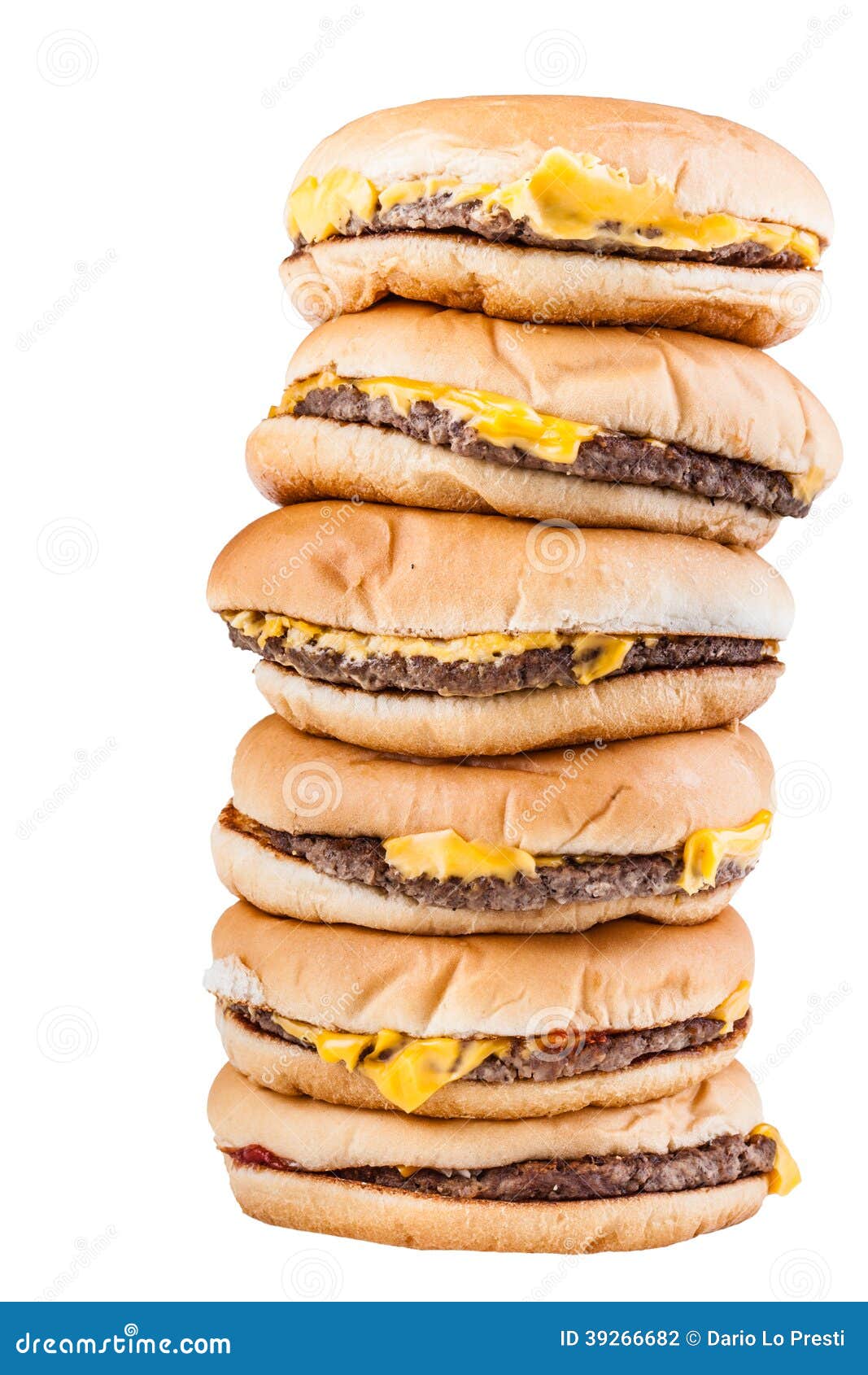 Piled Burgers Stock Photo - Image: 39266682