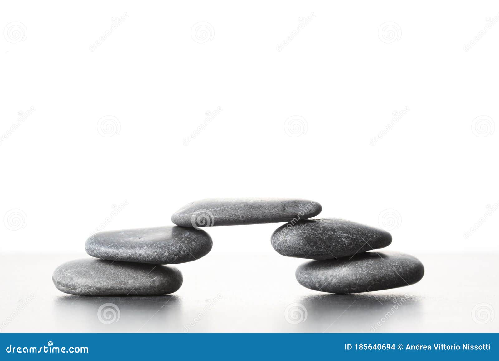 Piled Zen Stone Create A Bridge Isolated On White Background With Copy Space For Your Text Stock Photo Image Of Environment Create