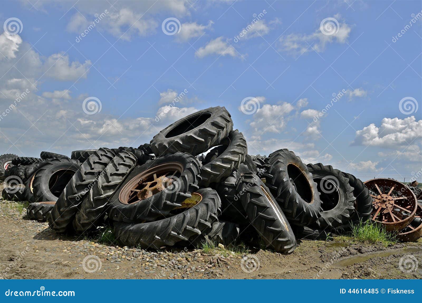 pneu tracteur usagee