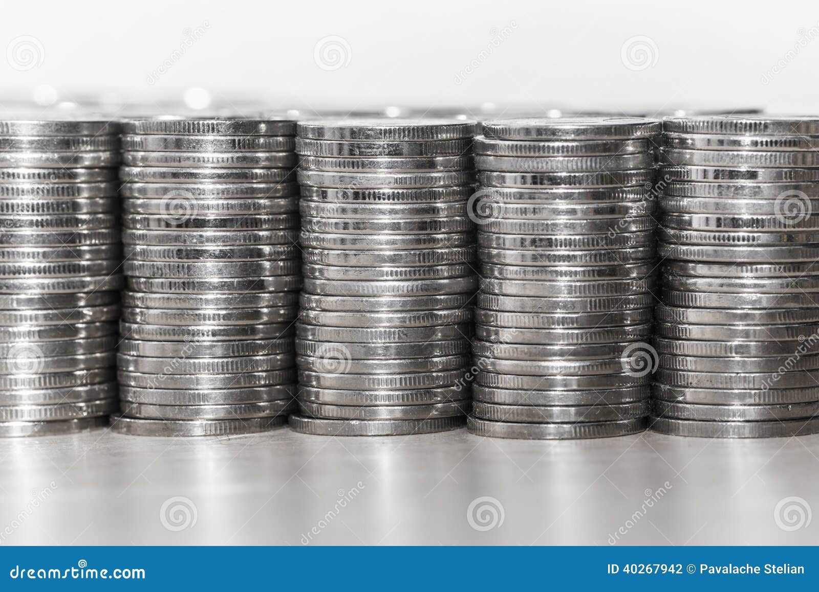 piles of metalic currencies