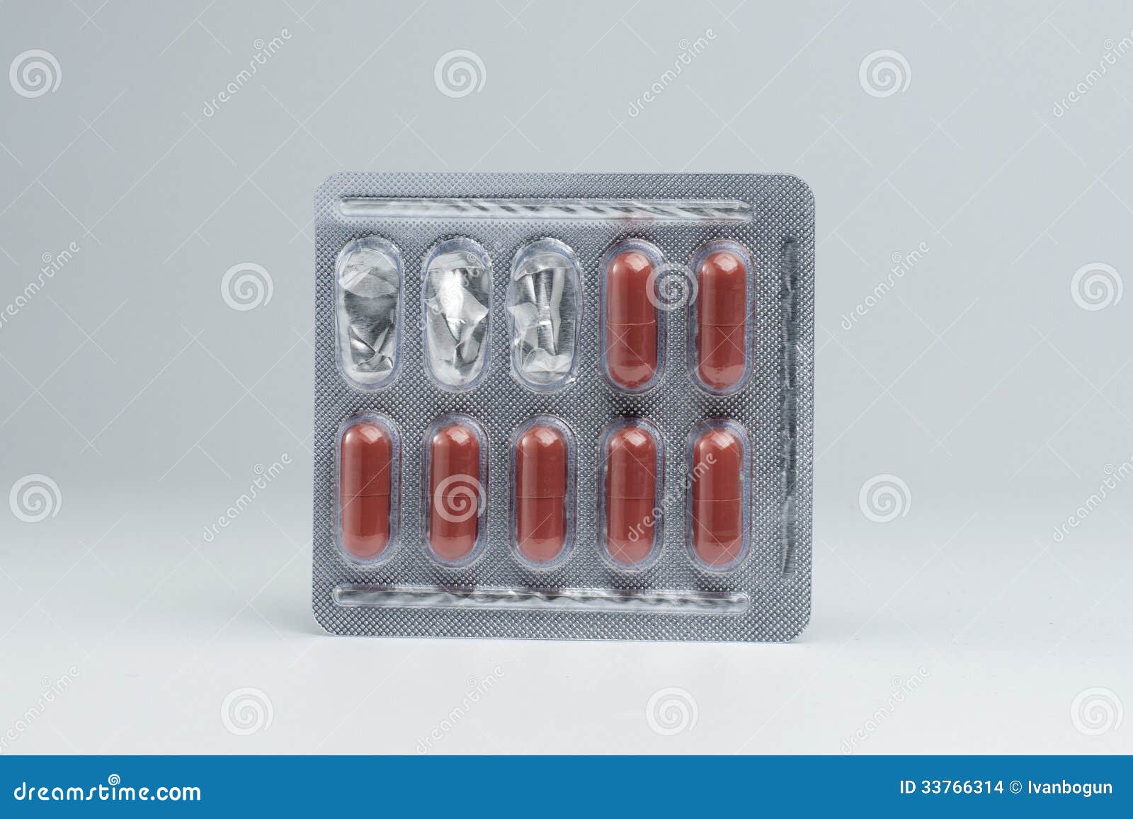Pill package stock photo. Image of aspirin, drug, consumed 33766314