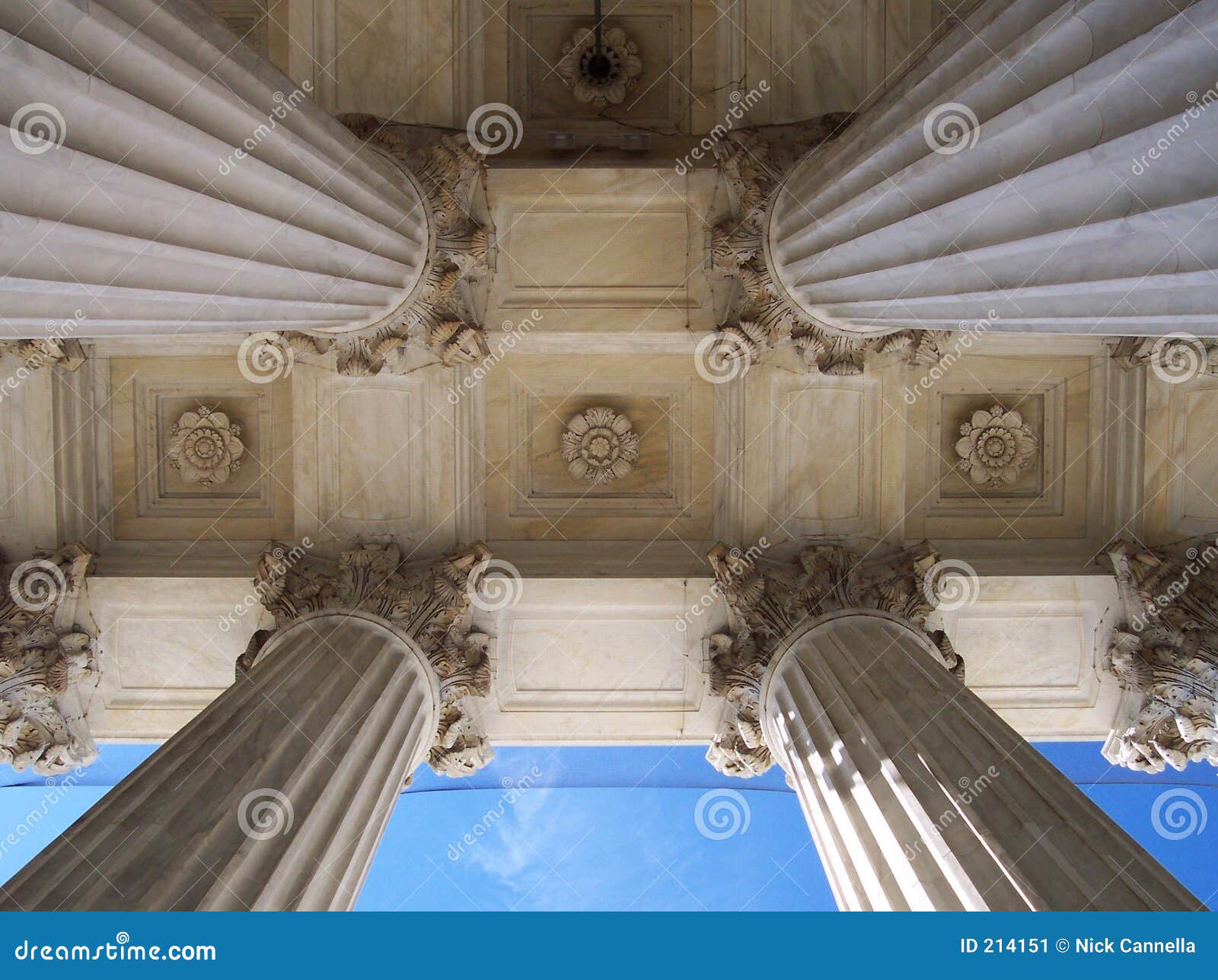 Pillars of the Law stock image. Image of classical, elegant 214151