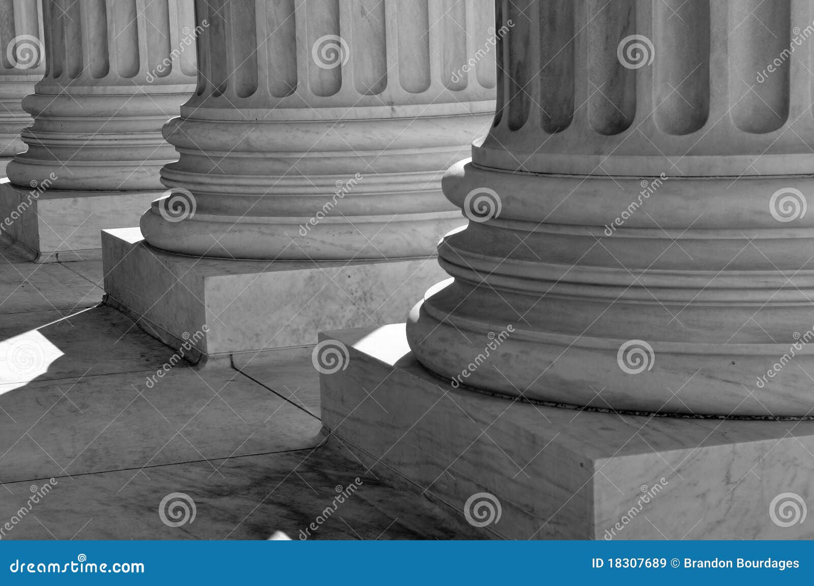 Pillars of Law and Justice stock image. Image of academic 18307689