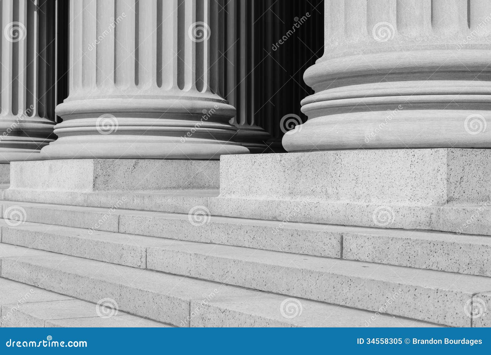 Pillars and Steps stock image. Image of court, legal 34558305