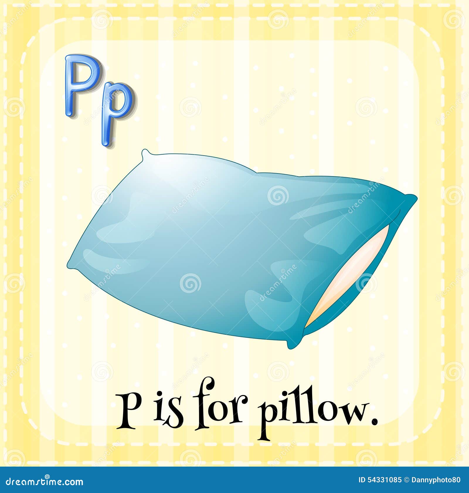 Pillow Stock Vector Image 54331085