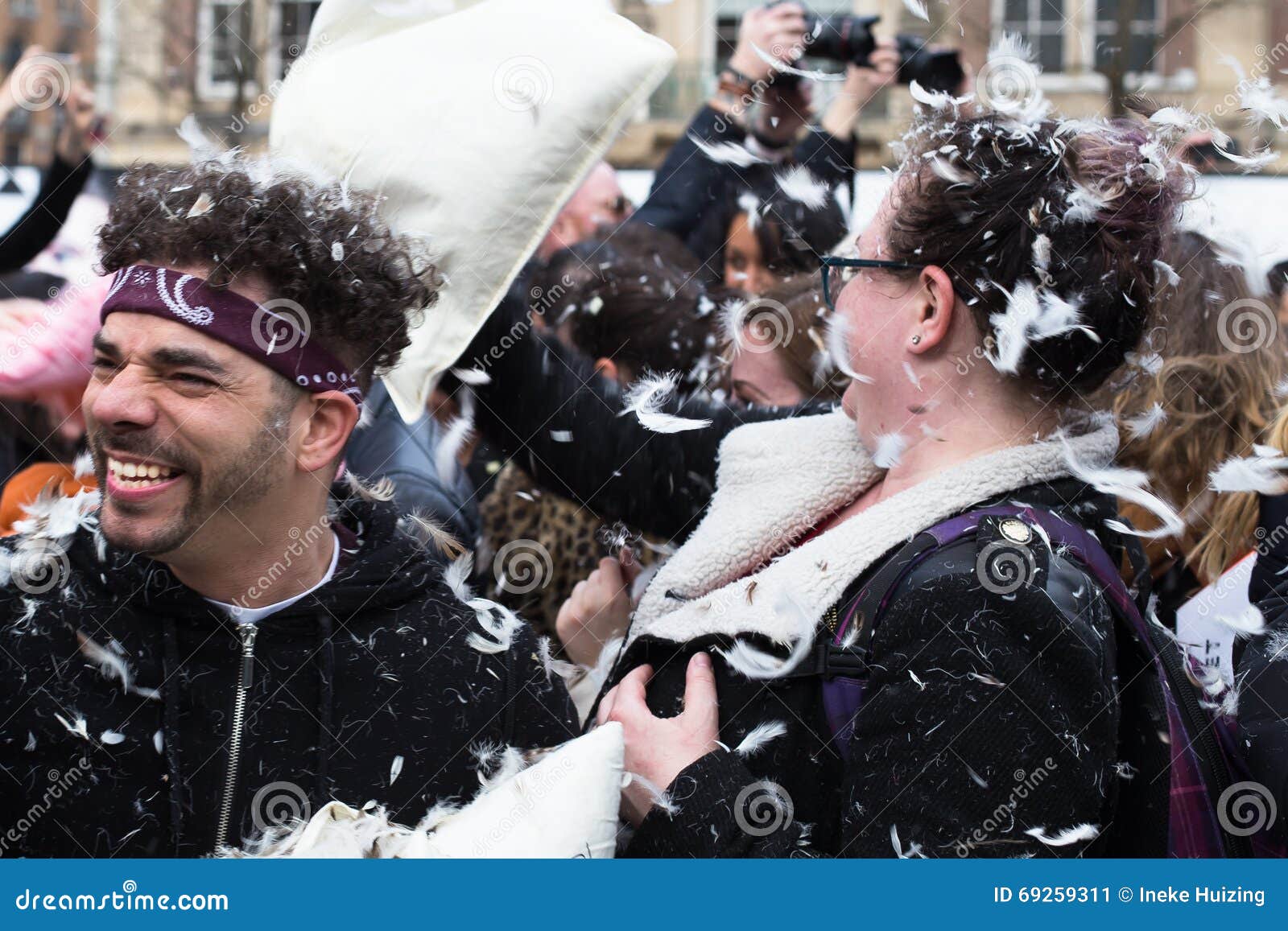 Pillow Fight Day 2016 Editorial Photo Image Of Pillowfight 69259311 