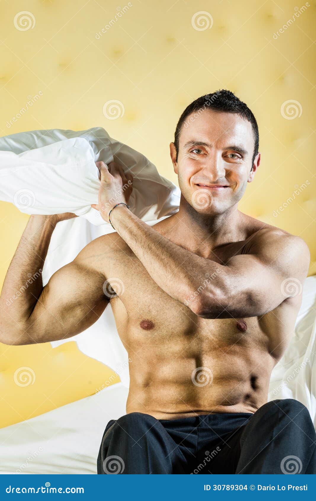 Pillow Fight Stock Photo Image Of H