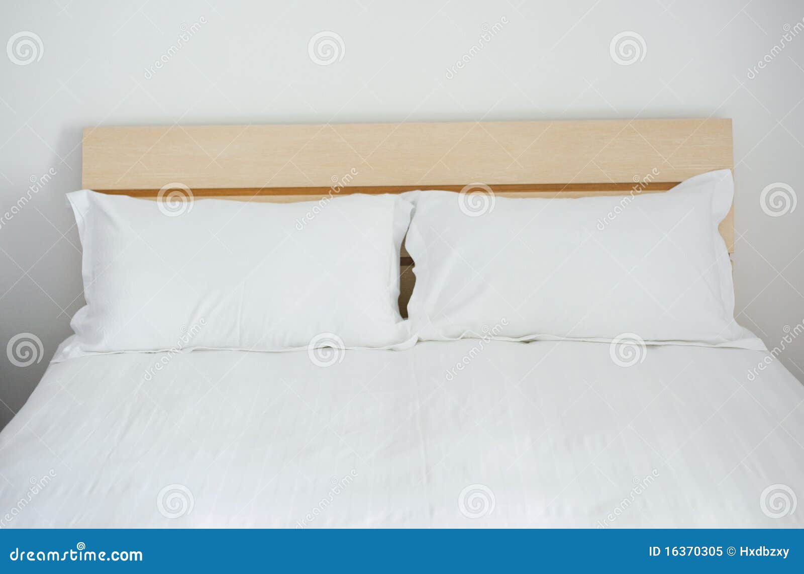 Pillows in bed stock image. Image of cushion, decorative 16370305