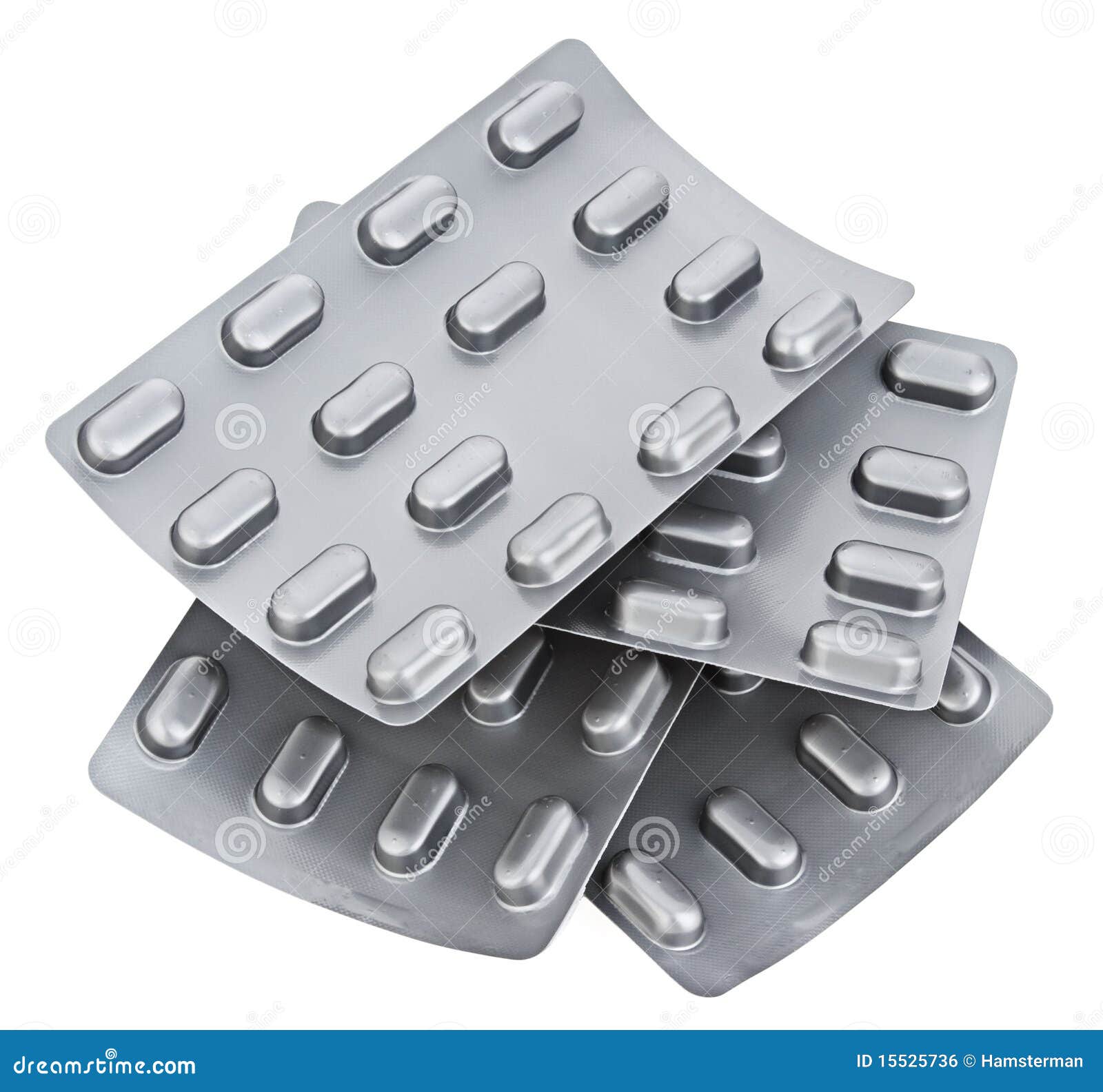 Pills in Blister (bubble) Pack Stock Photo Image of isolated
