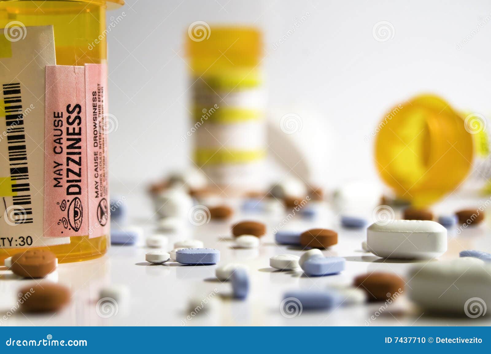 pills, medicines and bottles