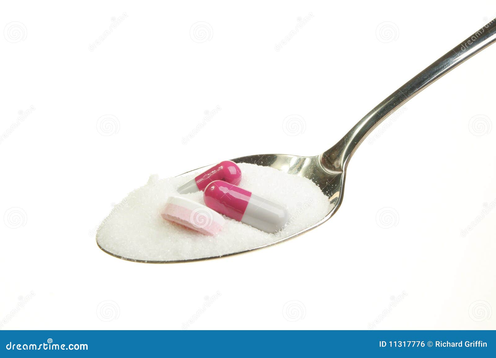Pills and sugar stock photo. Image of tablet, relief 11317776