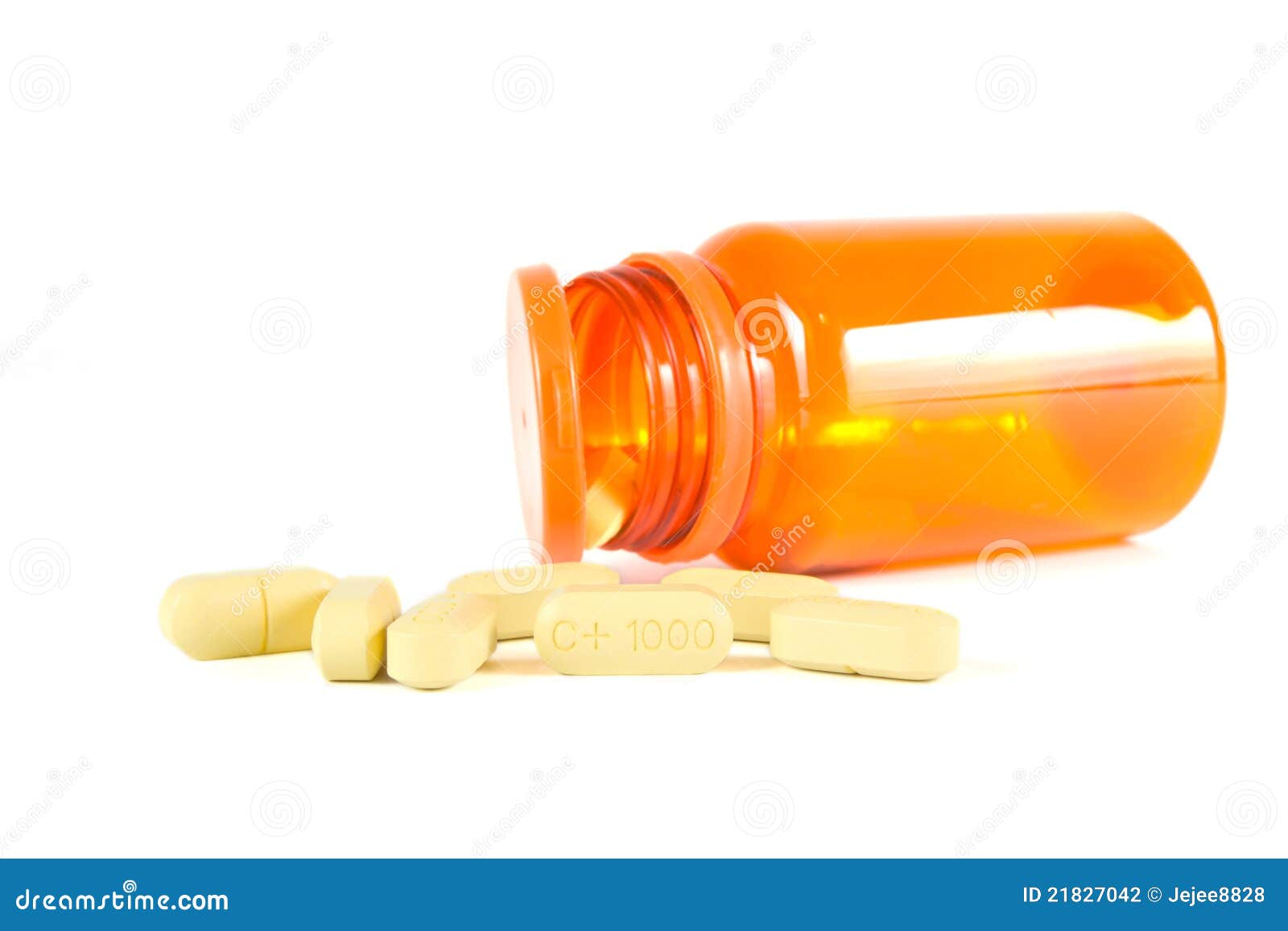 Pills of vitamin C stock photo. Image of pill, healthcare 21827042