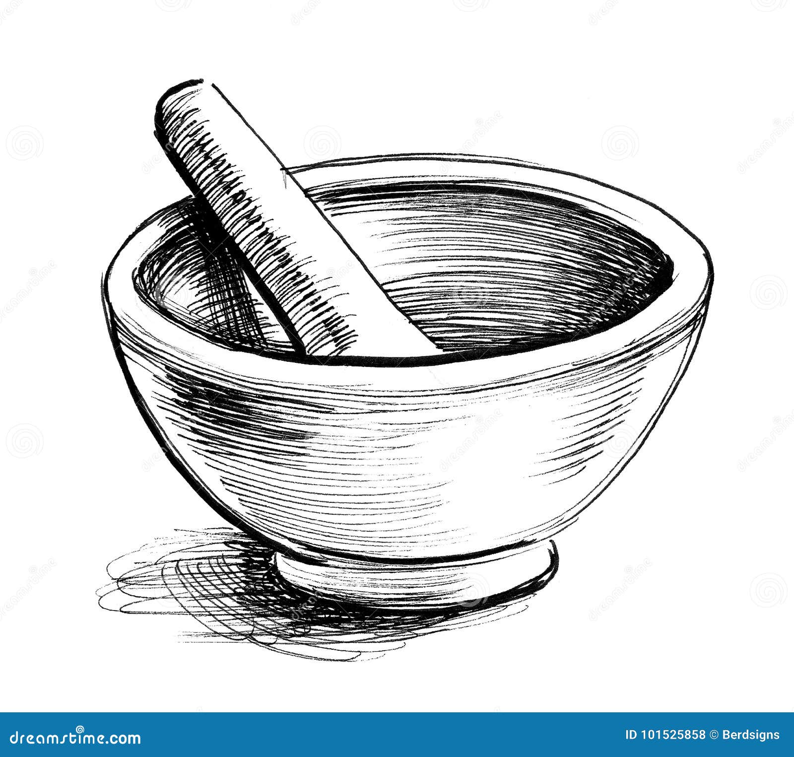 mortier et pilon dessin – mortier pilon grande taille – QEQ