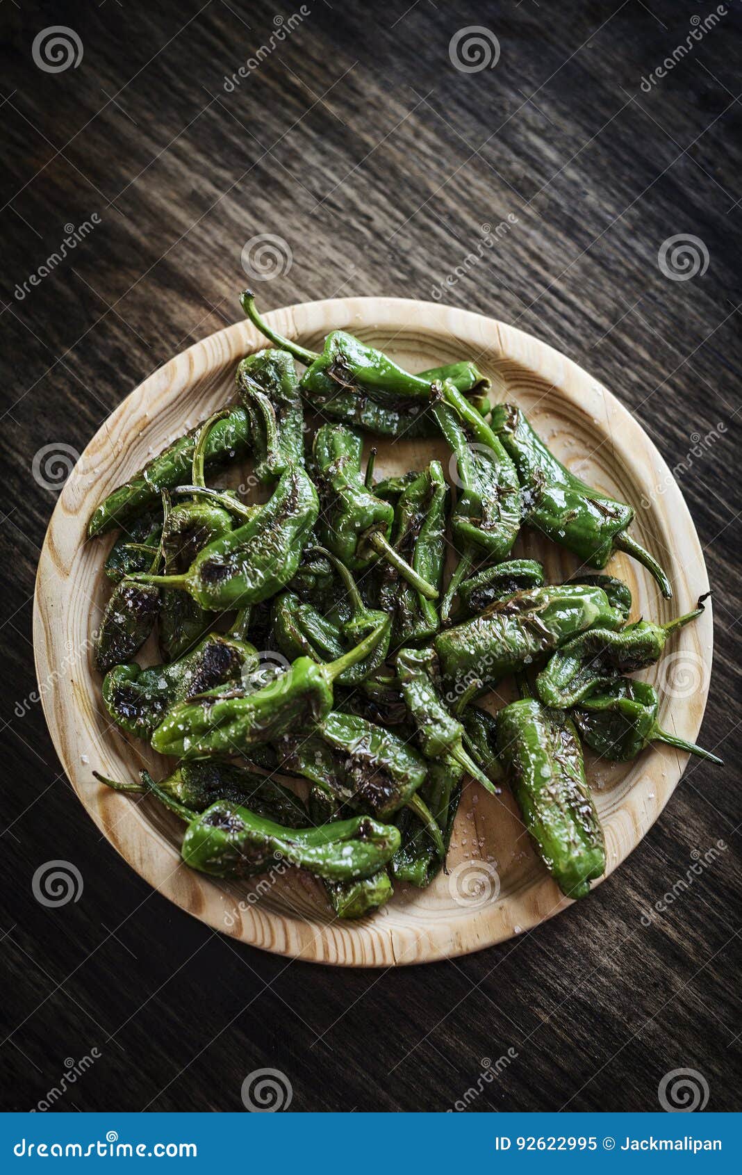 pimientos padron grilled green peppers spanish tapas snack