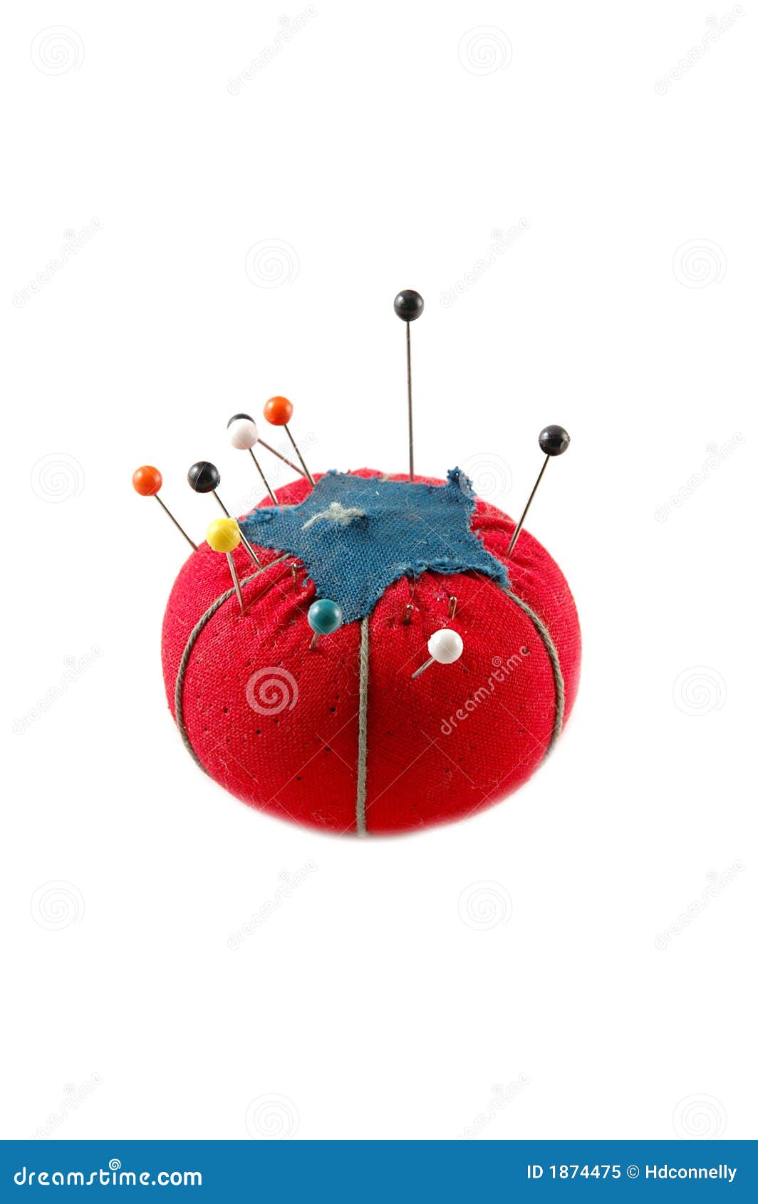 Pin cushion stock image. Image of studio, cushion, thread - 1874475