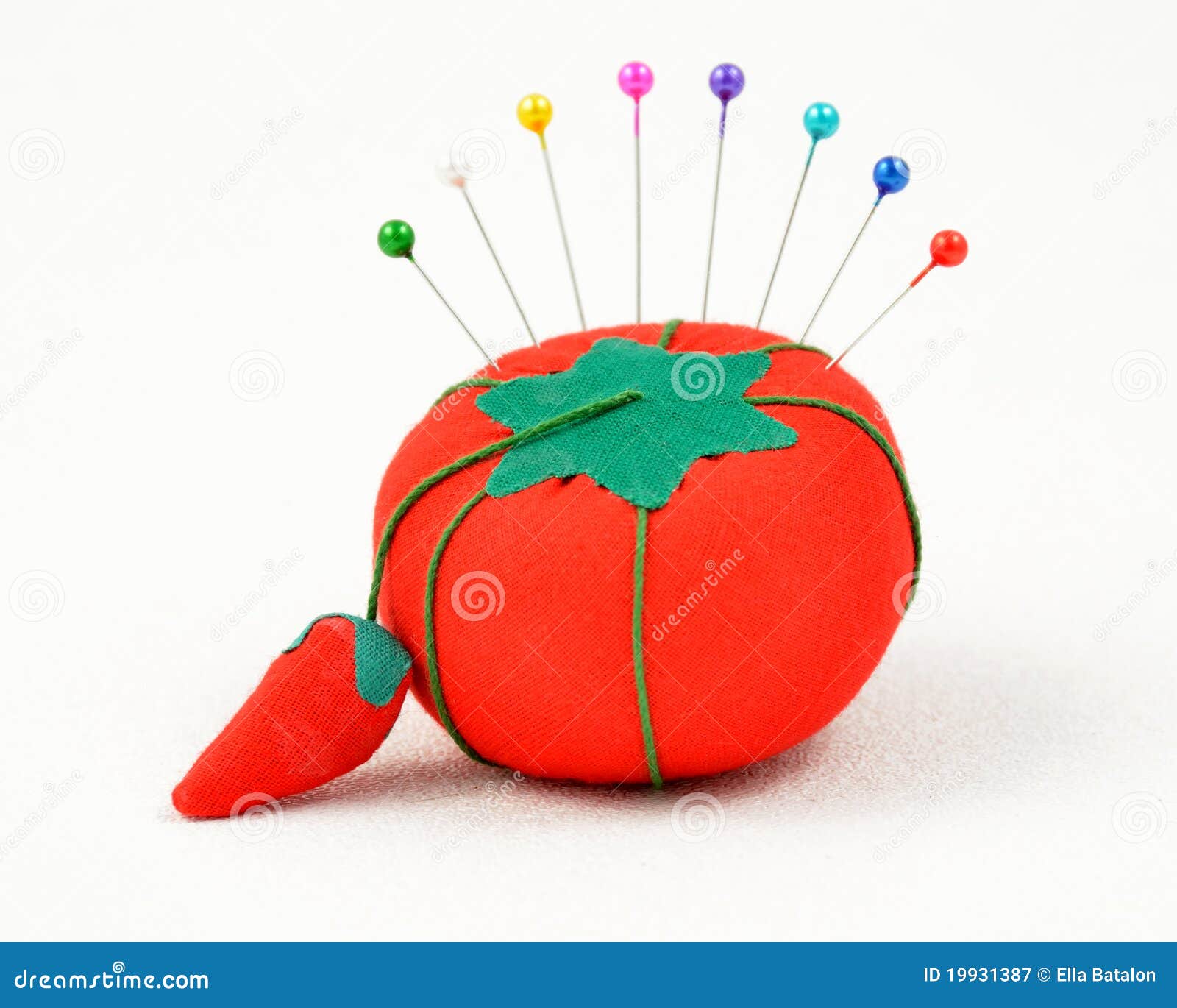 Pin Cushion stock image. Image of pins, sewing, cloth 19931387