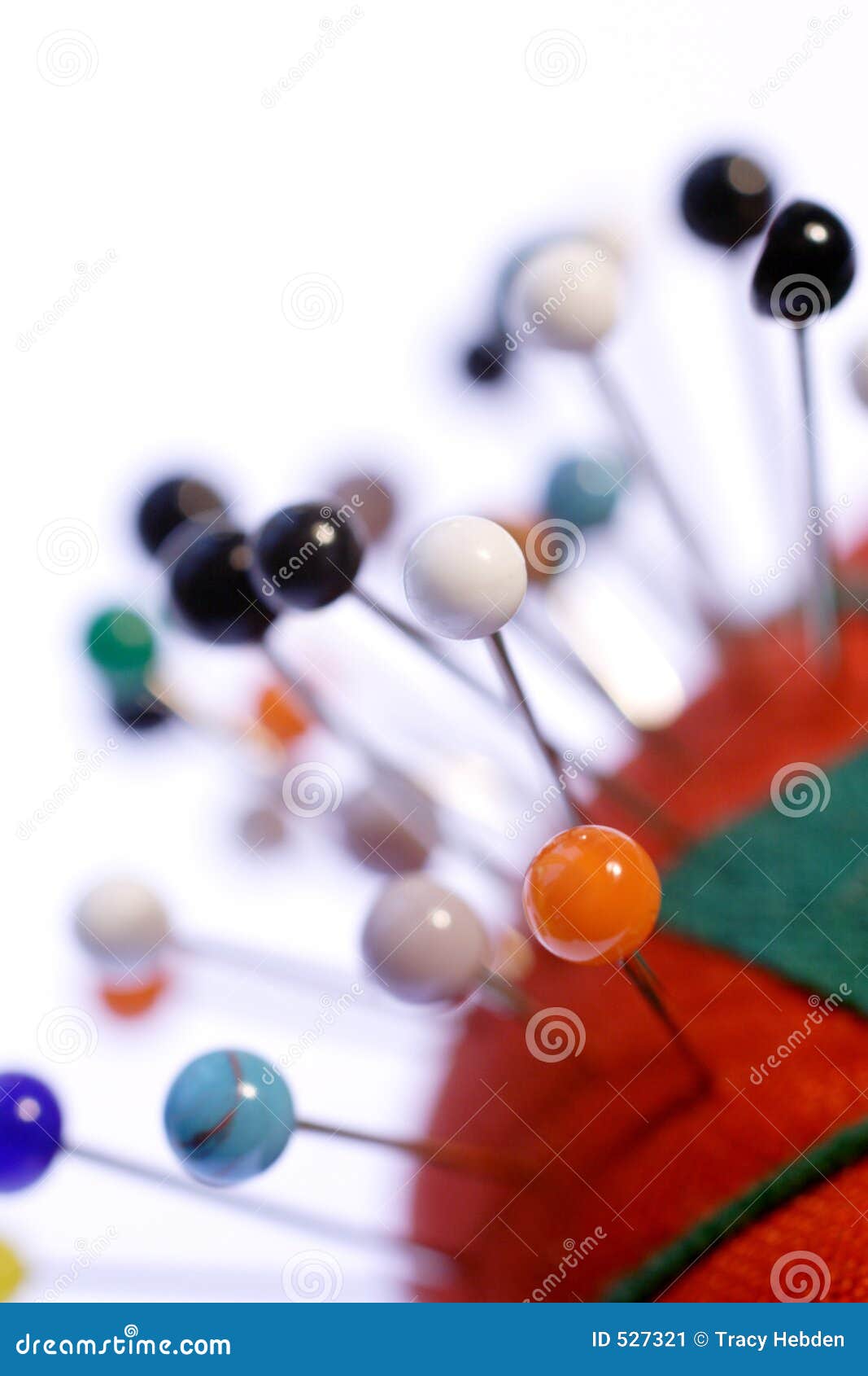 Pin cushion stock image. Image of white, cloth, knot, stab - 527321