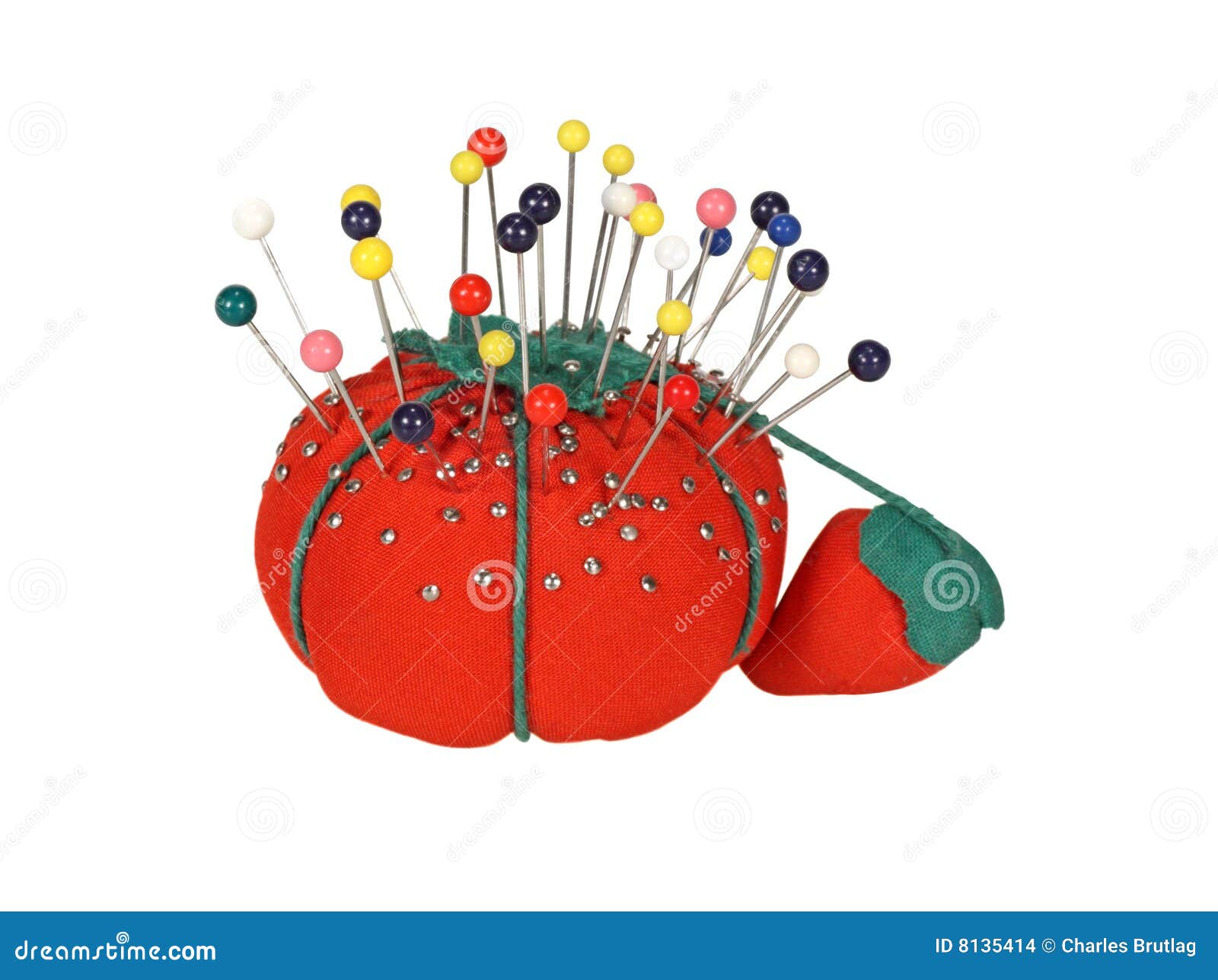 Pin Cushion Stock Photo Image Of Sewing Green Pincushion