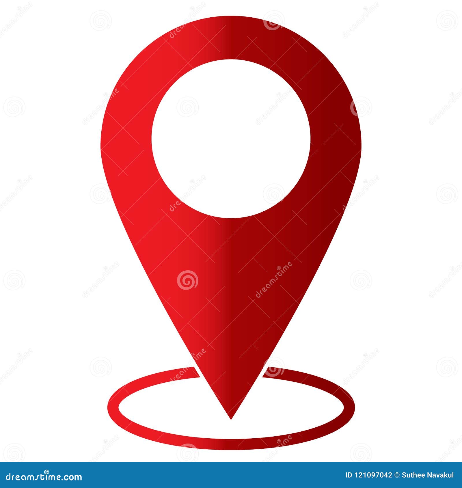 pin icon on white background. flat style. map sign.