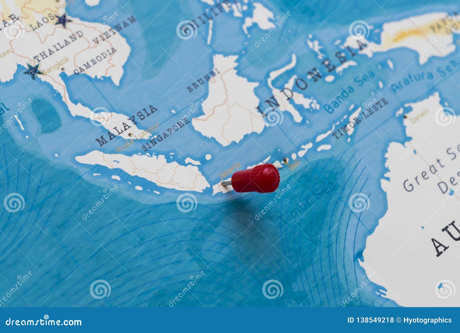 A Pin On Jakarta  Indonesia In The World Map Stock Photo 