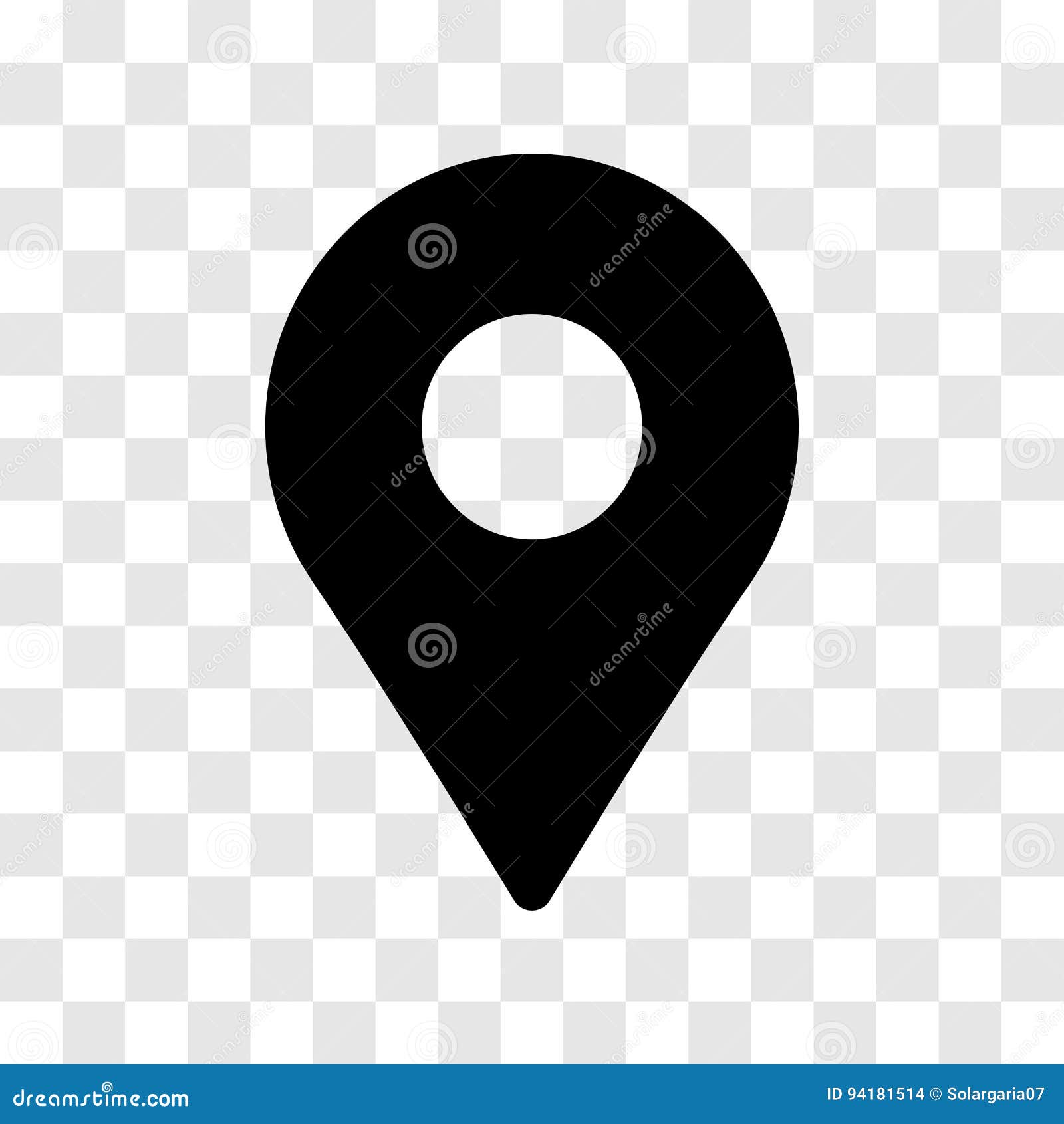 pin location icon -  iconic 