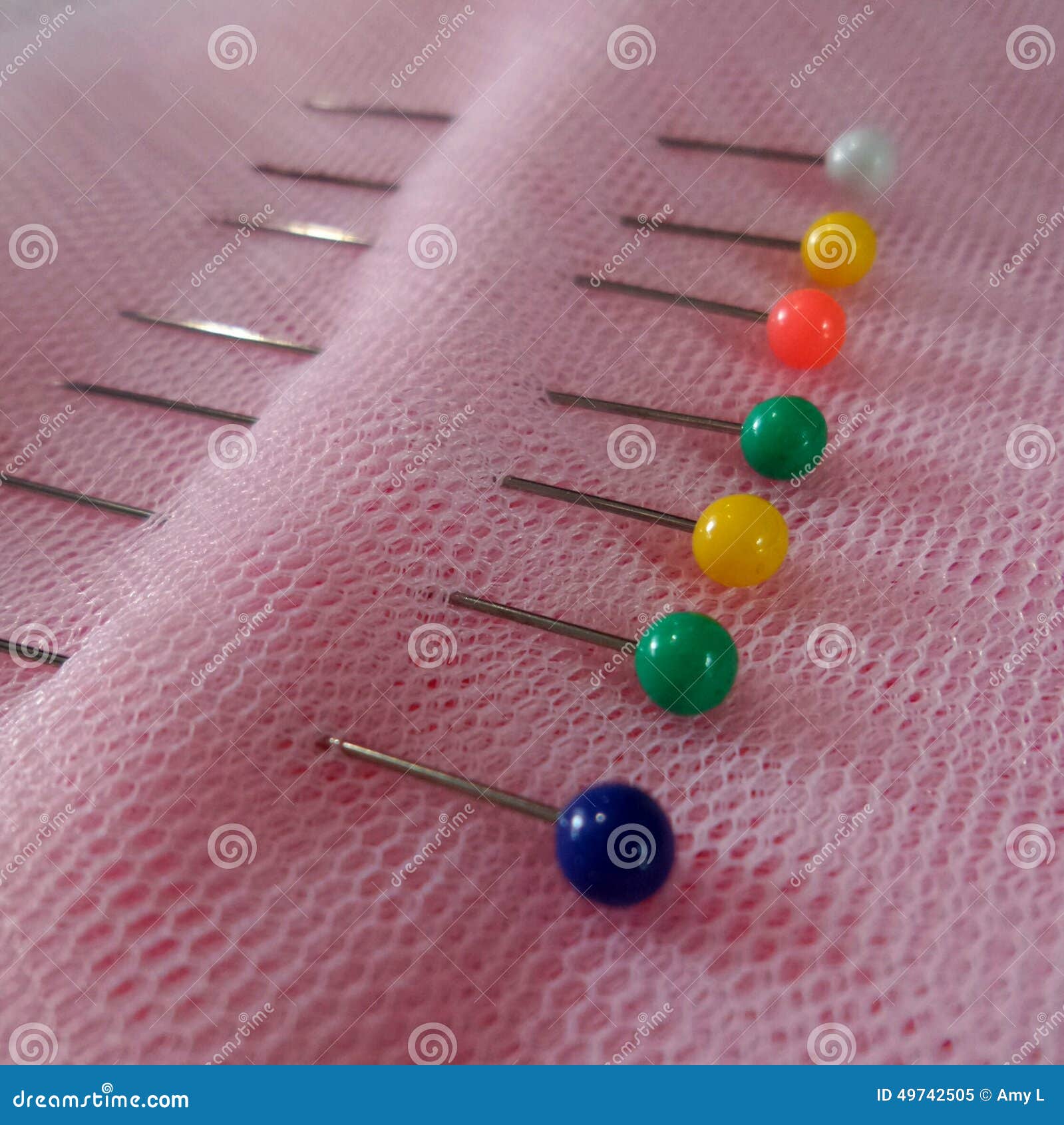 Pin needles pins stock image. Image of fabric, pins, needles - 49742505