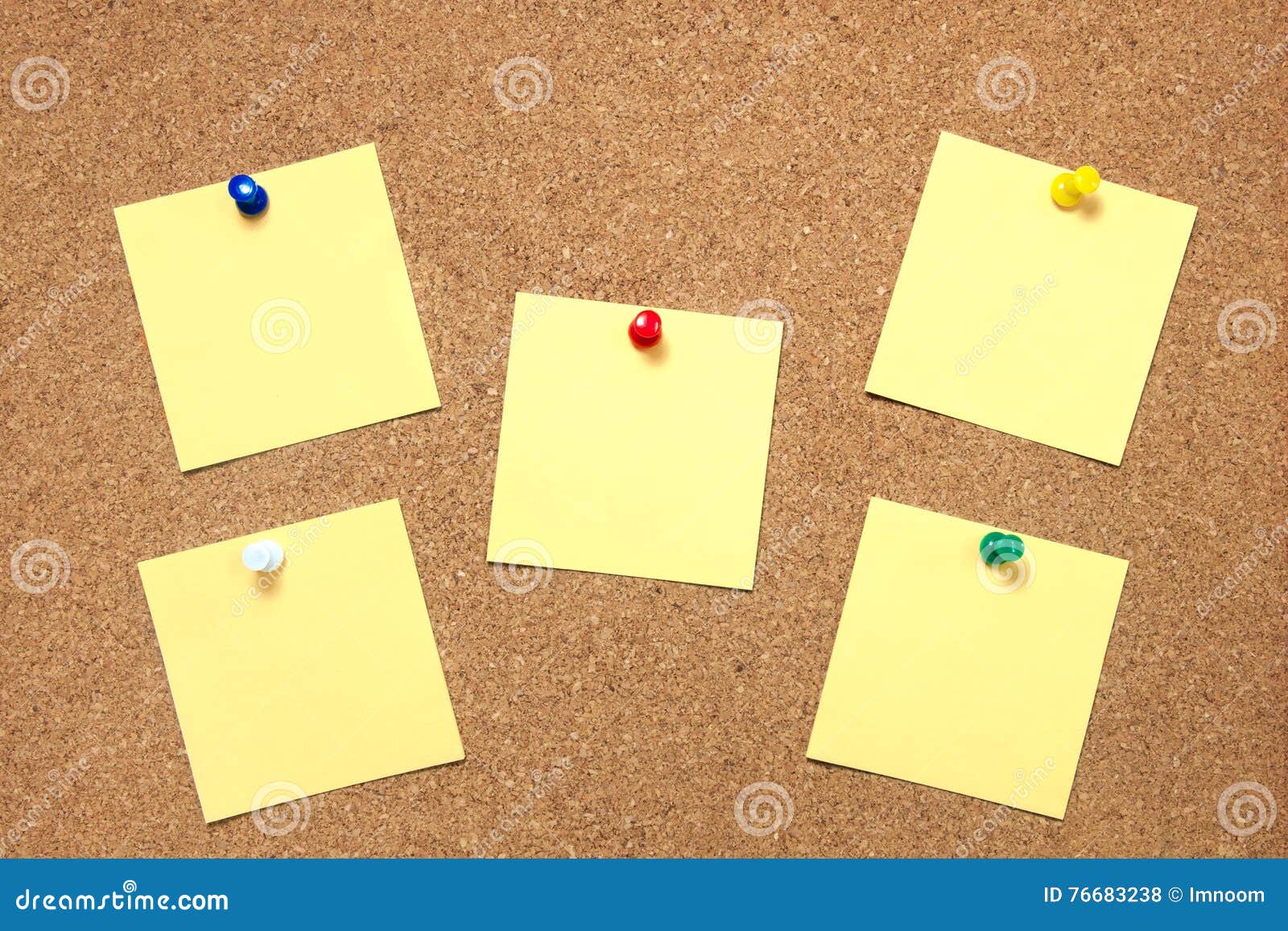 Pin paper on cork board stock photo. Image of remember 76683238