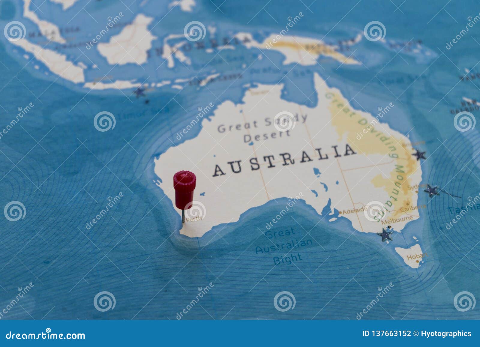 carte australie perth A Pin On Perth Australia In The World Map Stock Photo Image Of Advertise Holiday 137663152 carte australie perth