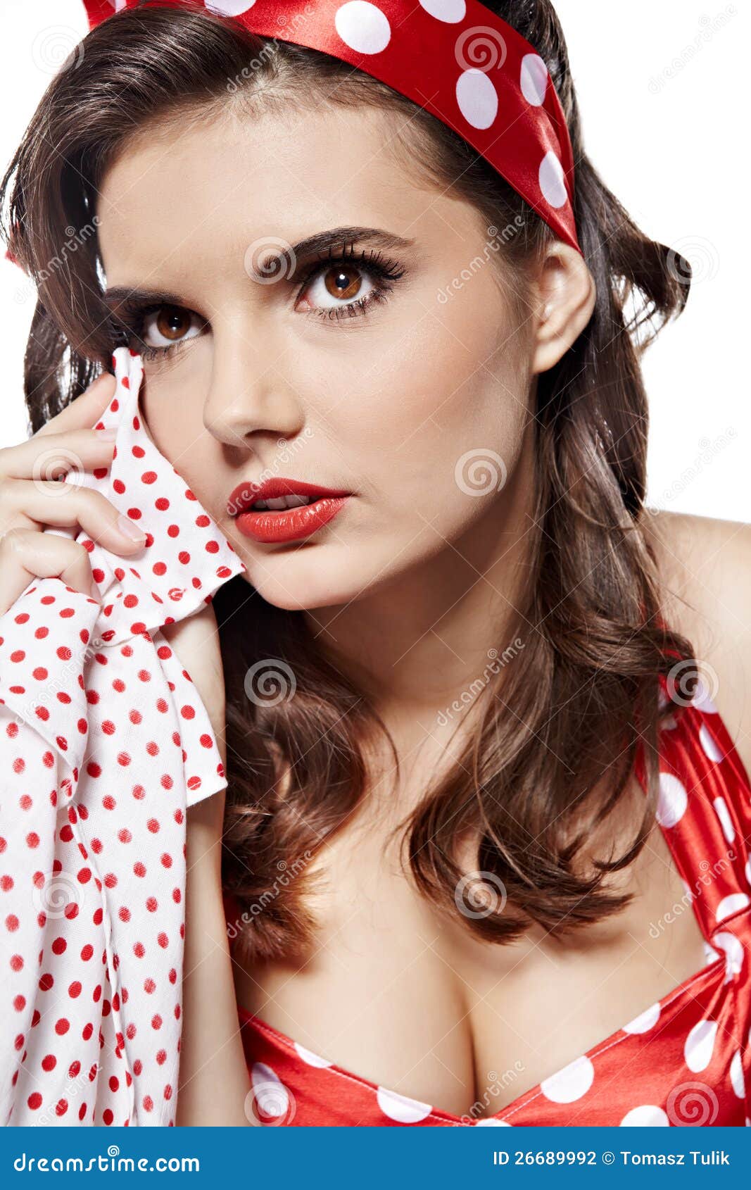 Pinup girl. stock photo. Image of pinup, beautiful 26689992