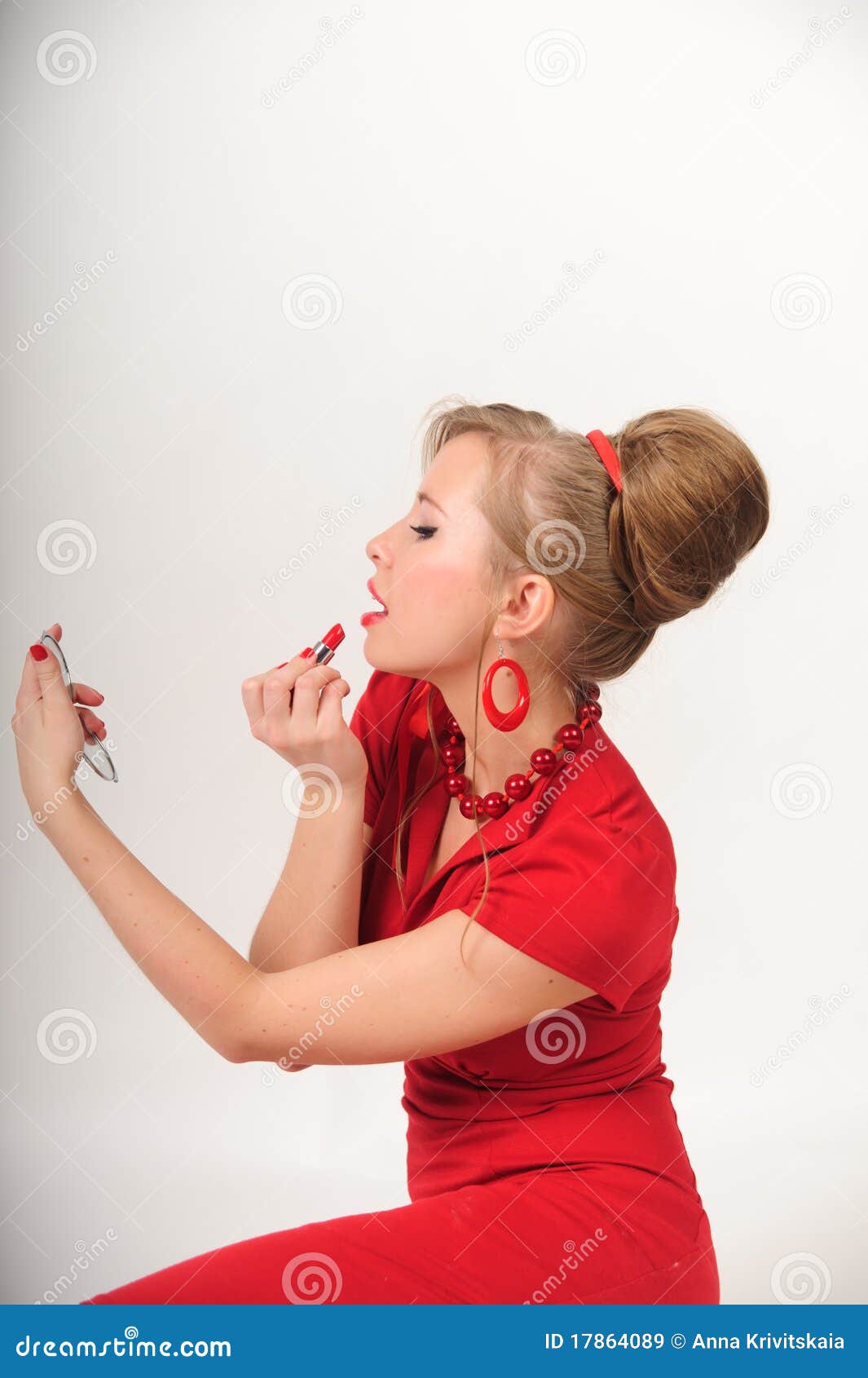 Pin Up Girl Lipstick Royalty Free Stock Images Image 17864089