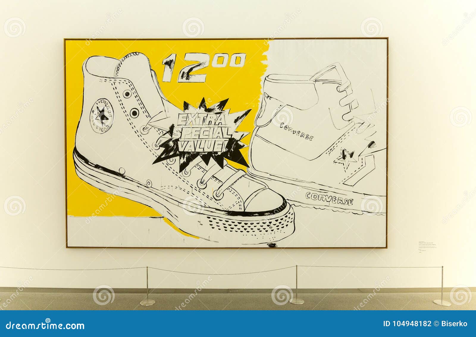 andy warhol converse painting