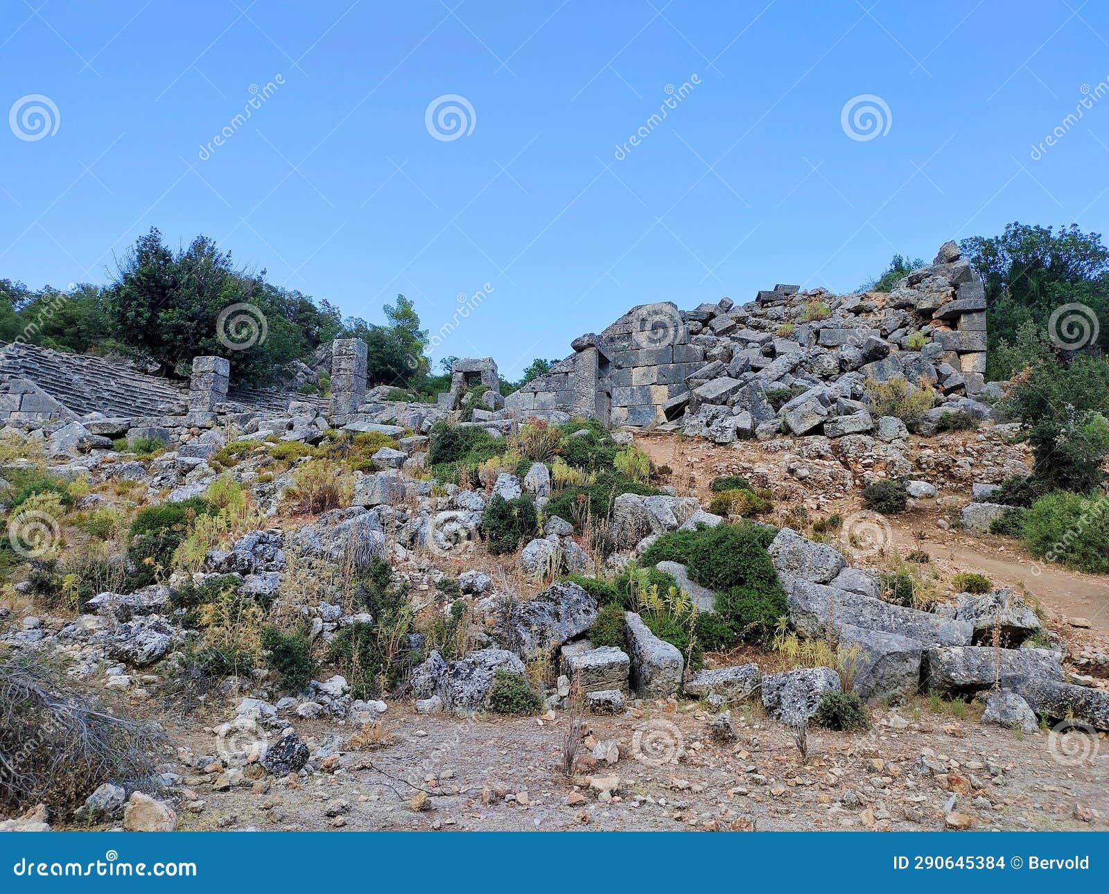 pinara ruins of an ancient city near fethiye, mugla, tÃ¼rkiye.