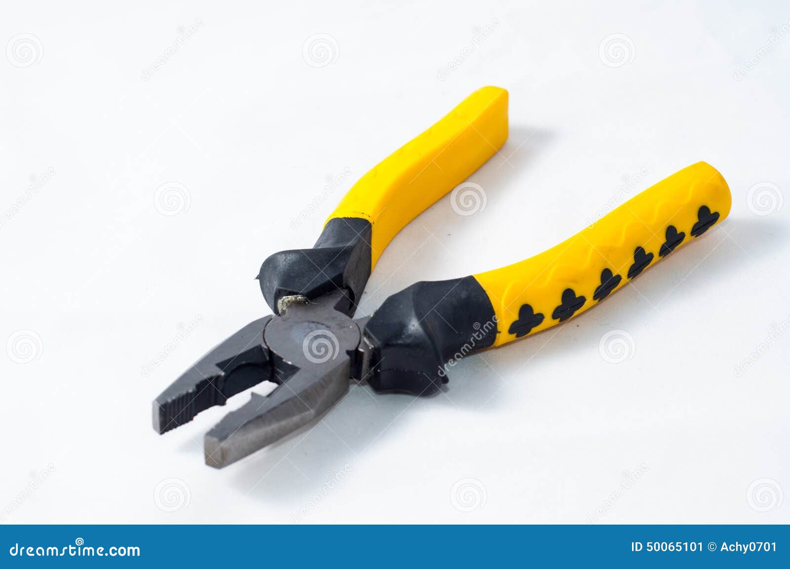 Pincer pliers stock image. Image of isolated, handle 50065101