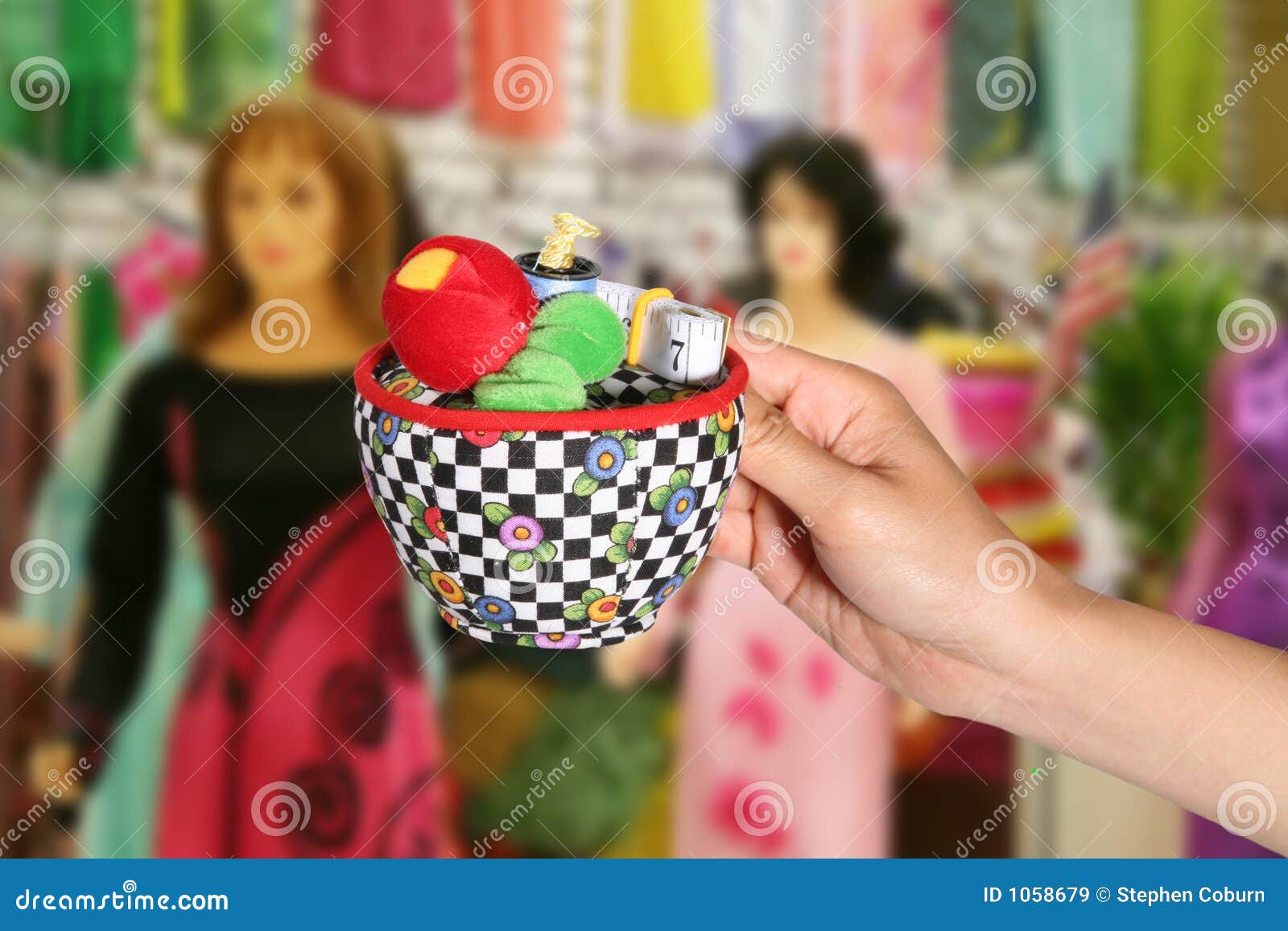Pincushion stock image. Image of cushion, manequin, dress 1058679