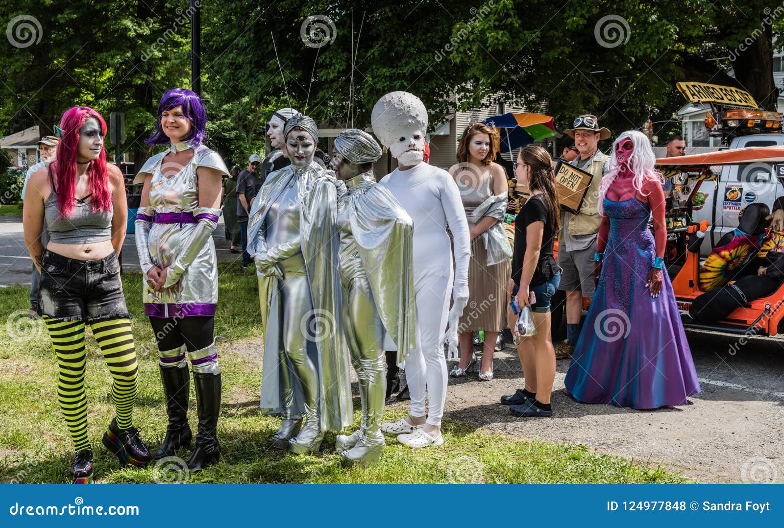 Pine Bush UFO Fair Alien Pagent Editorial Stock Photo - Image of ...
