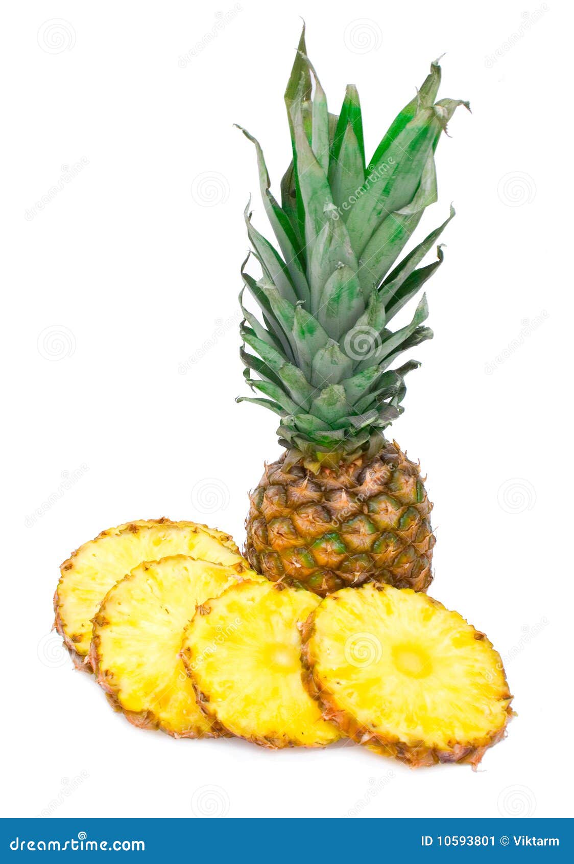 Pineapple (ananas) stock image. Image of fresh, ananas 10593801