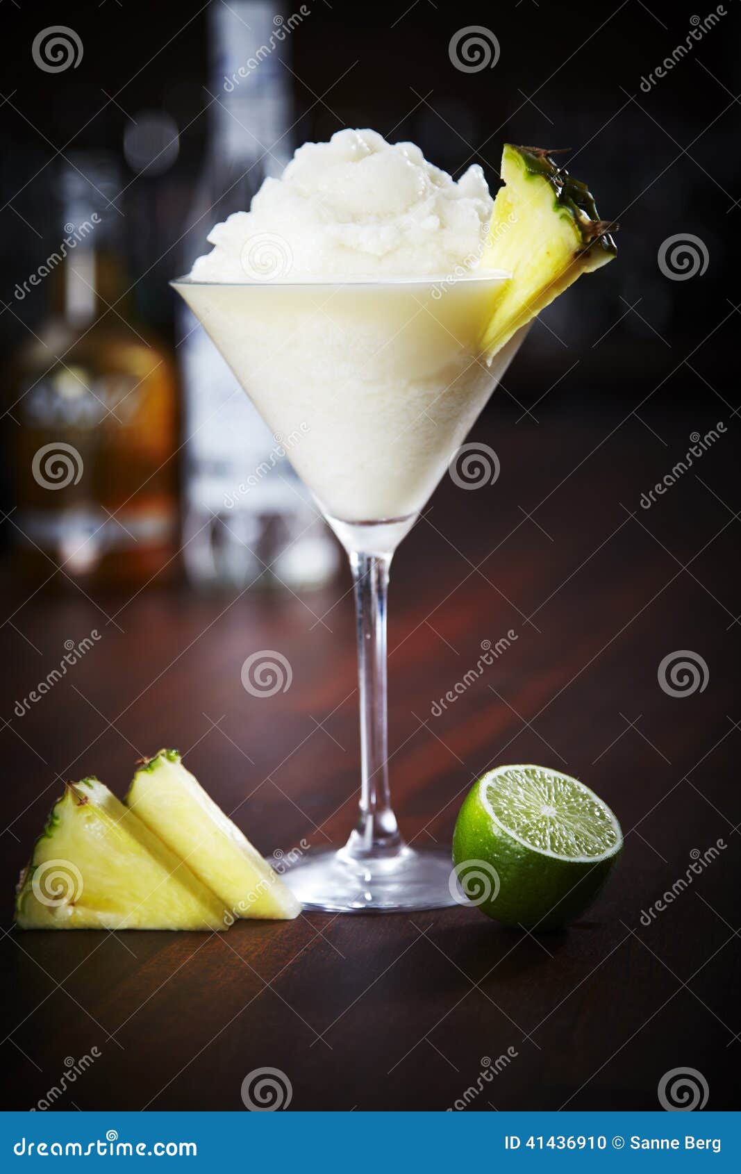 Pineapple Daiquiri stock photo. Image of color, liqueur 41436910