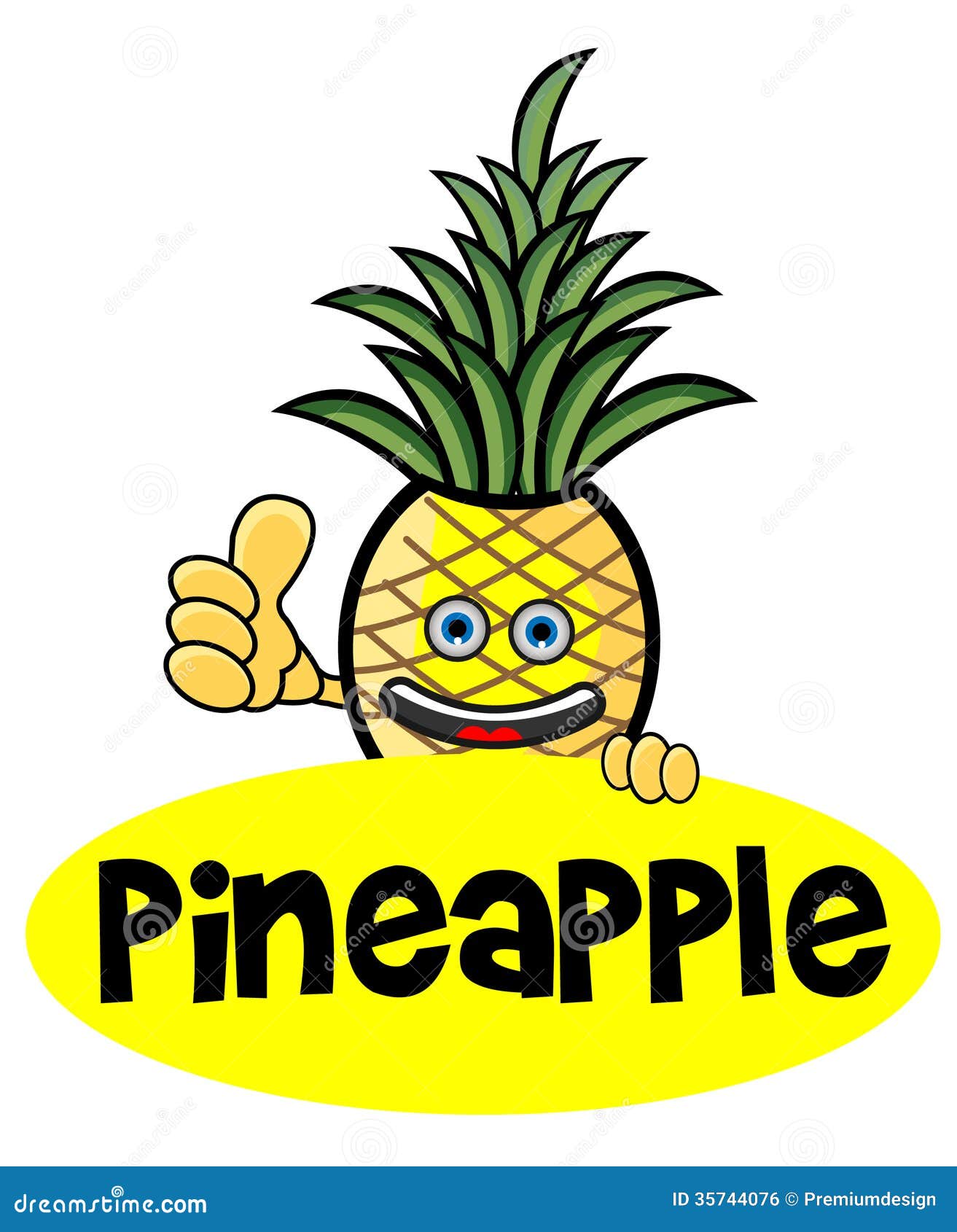 Pineapple Fish stock illustration. Illustration of exotic 35744076