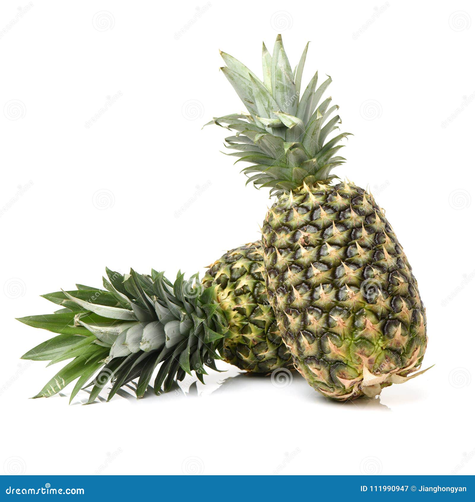 Pineapple green stock image. Image of growth, food, fresh 111990947