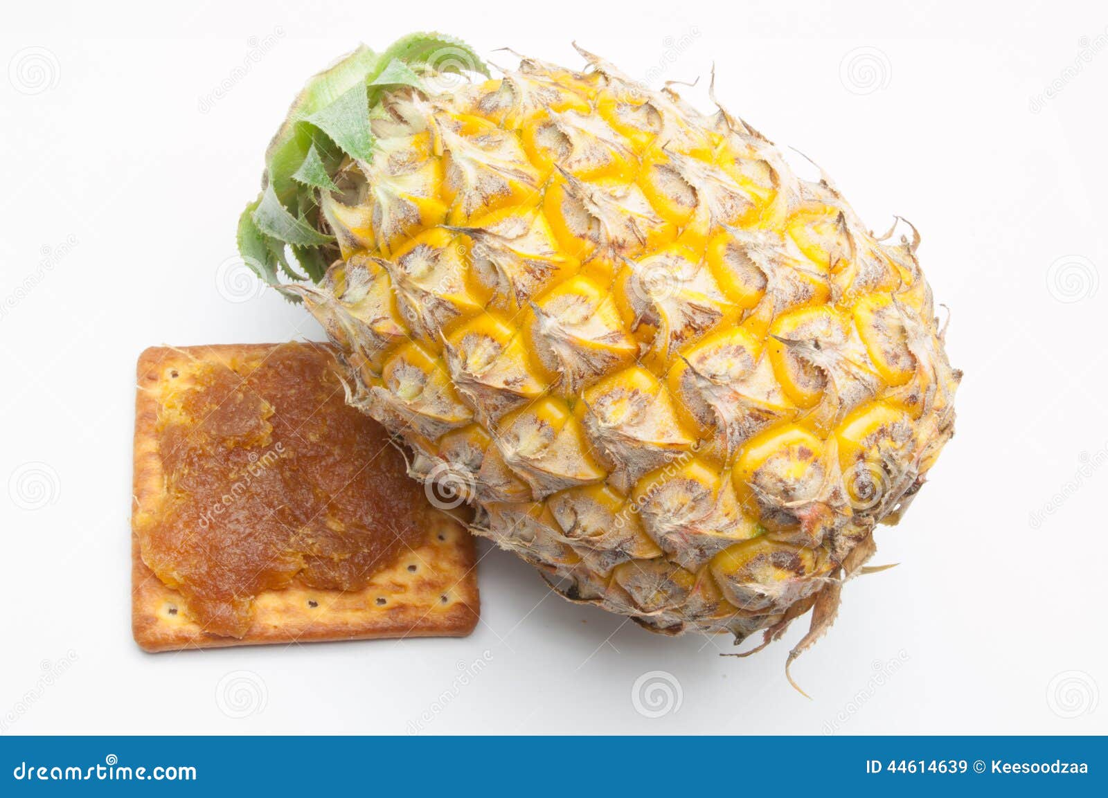 Pineapple Jam Cookies and Pineapple Stock Image Image of goods