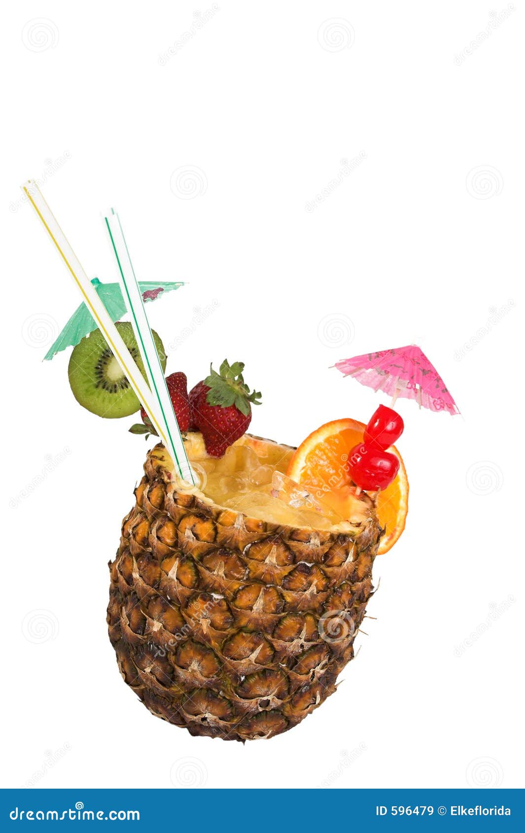 Pineapple juice drink stock image. Image of oranges, path 596479