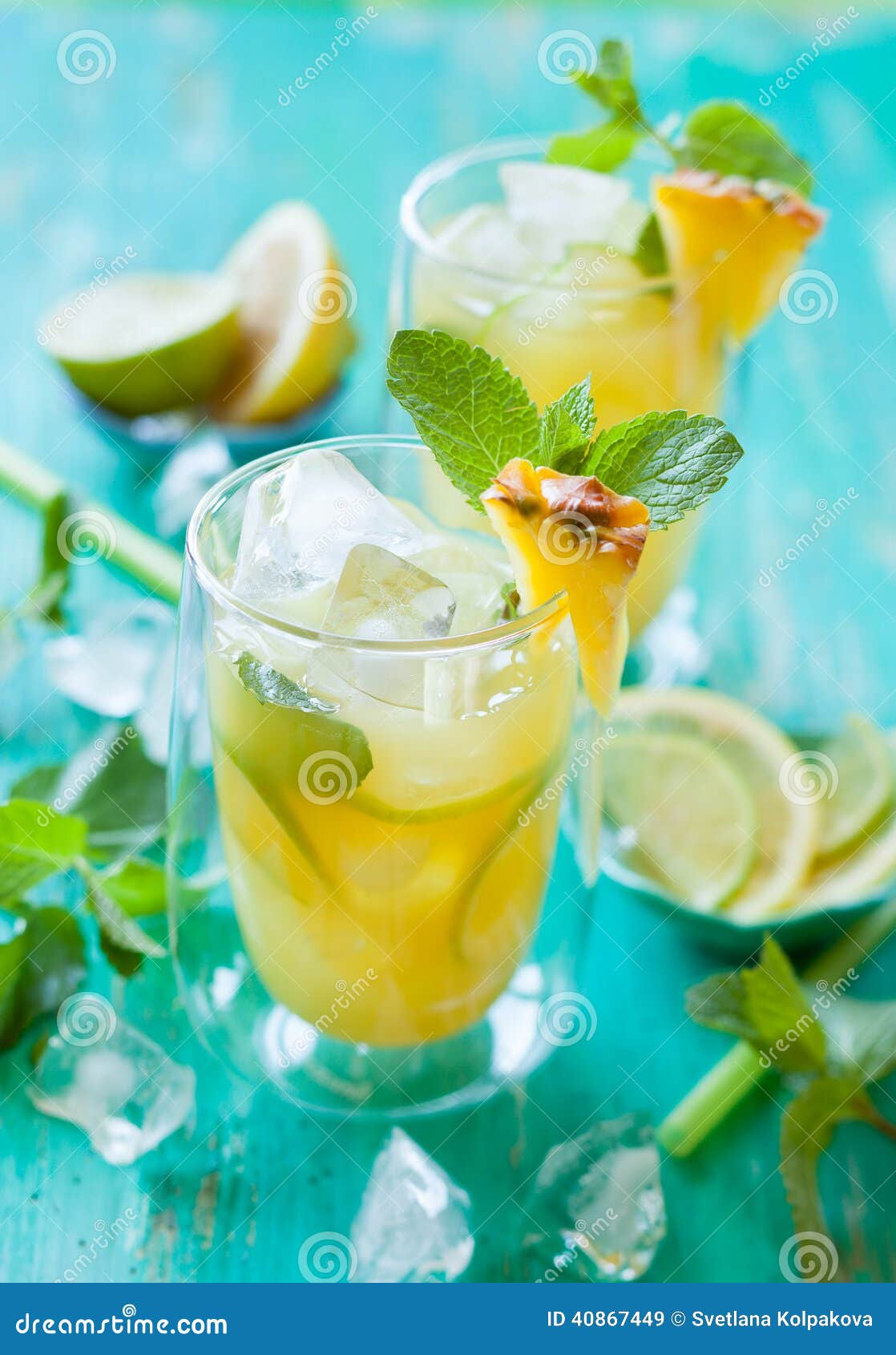 Pineapple lemonade stock image. Image of liquid, pineapple 40867449