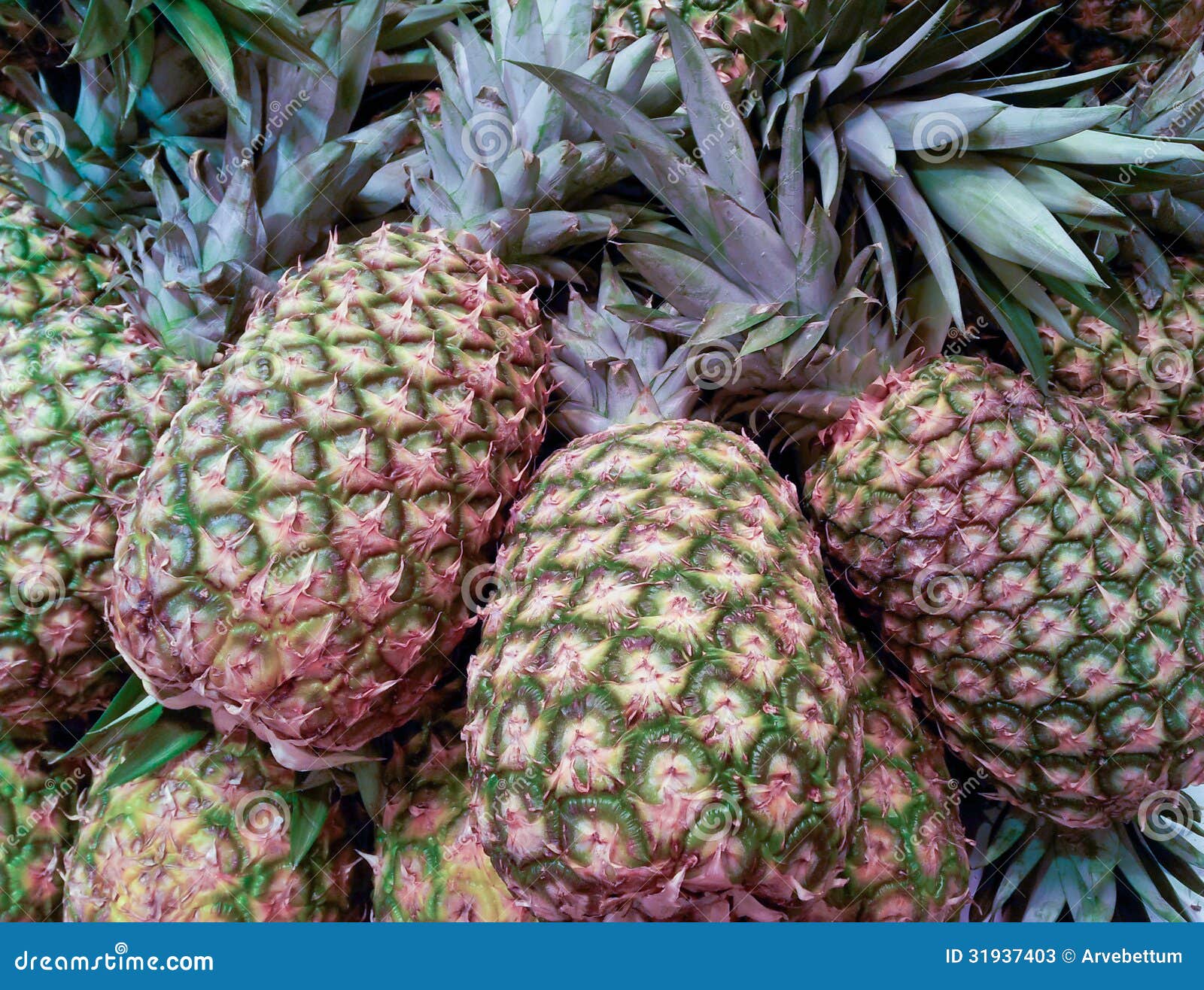 Pineapples stock image. Image of fruit, caribbean, fresh 31937403