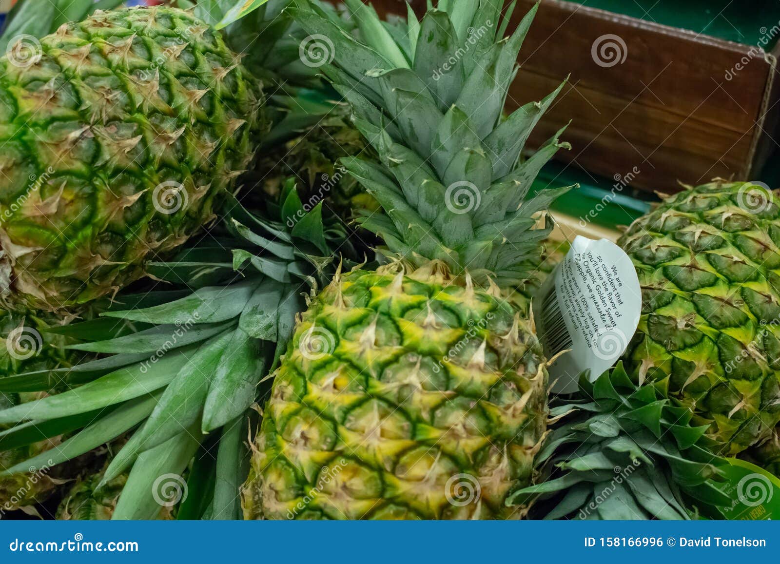 Pineapples at the store editorial photo. Image of organic 158166996