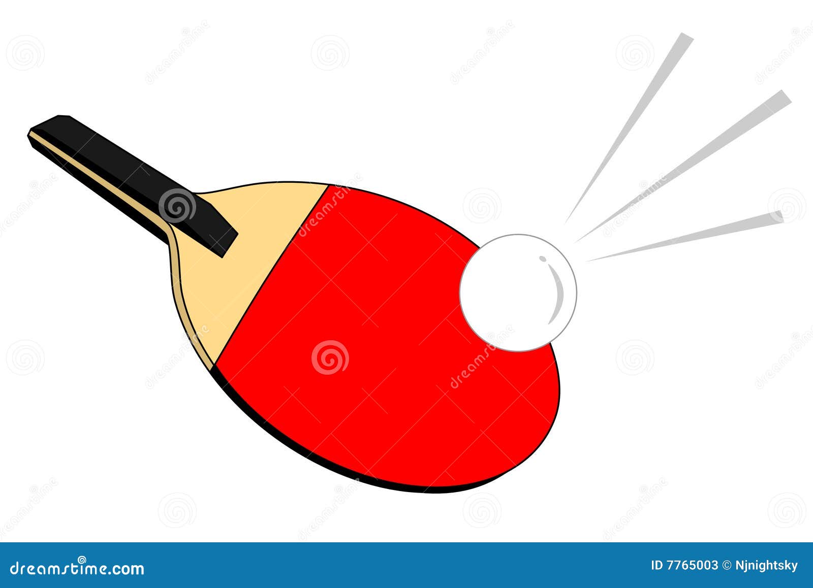 Red Ping Pong Ball and Racket Clip Art Image - ClipSafari