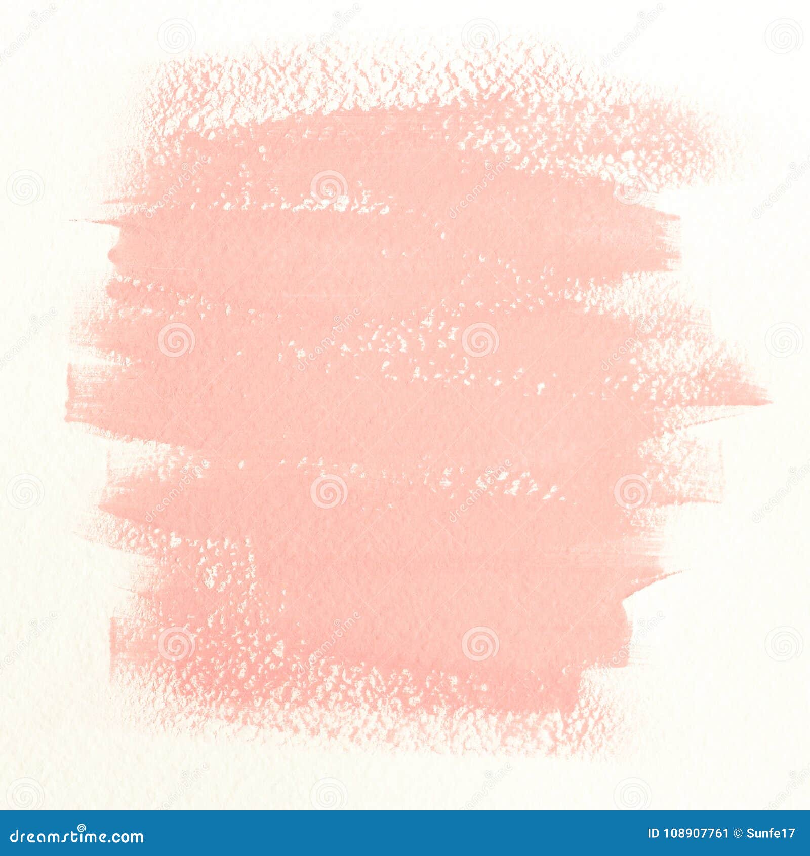 Pink Abstract Brush Strokes on White Background Stock Illustration ...