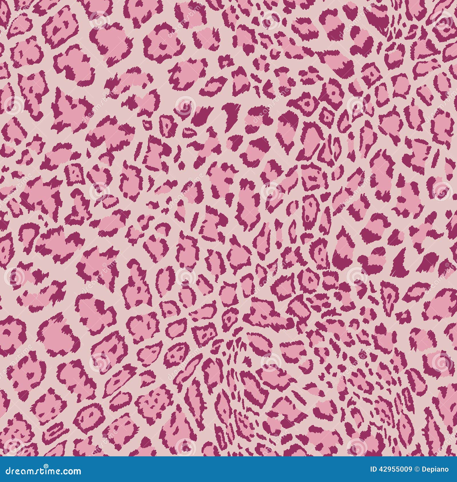 Pink Leopard Standing Still With Paint On Top Of It Background