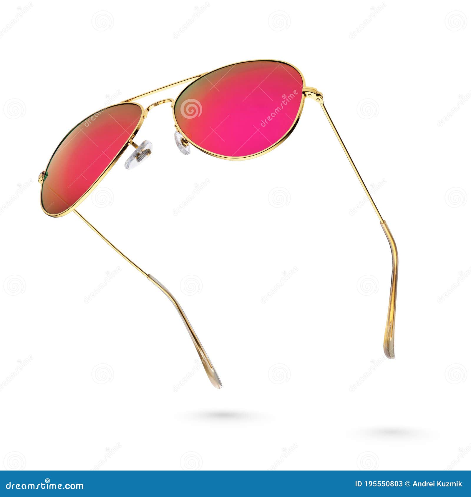 pink mirrored aviators